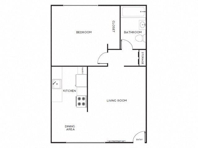 1 bed